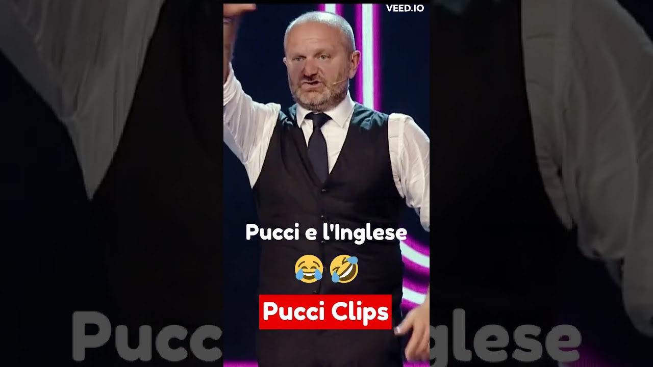 PUCCI-L' INGLESE😂😂 #shorts #pucci #comicità #comico